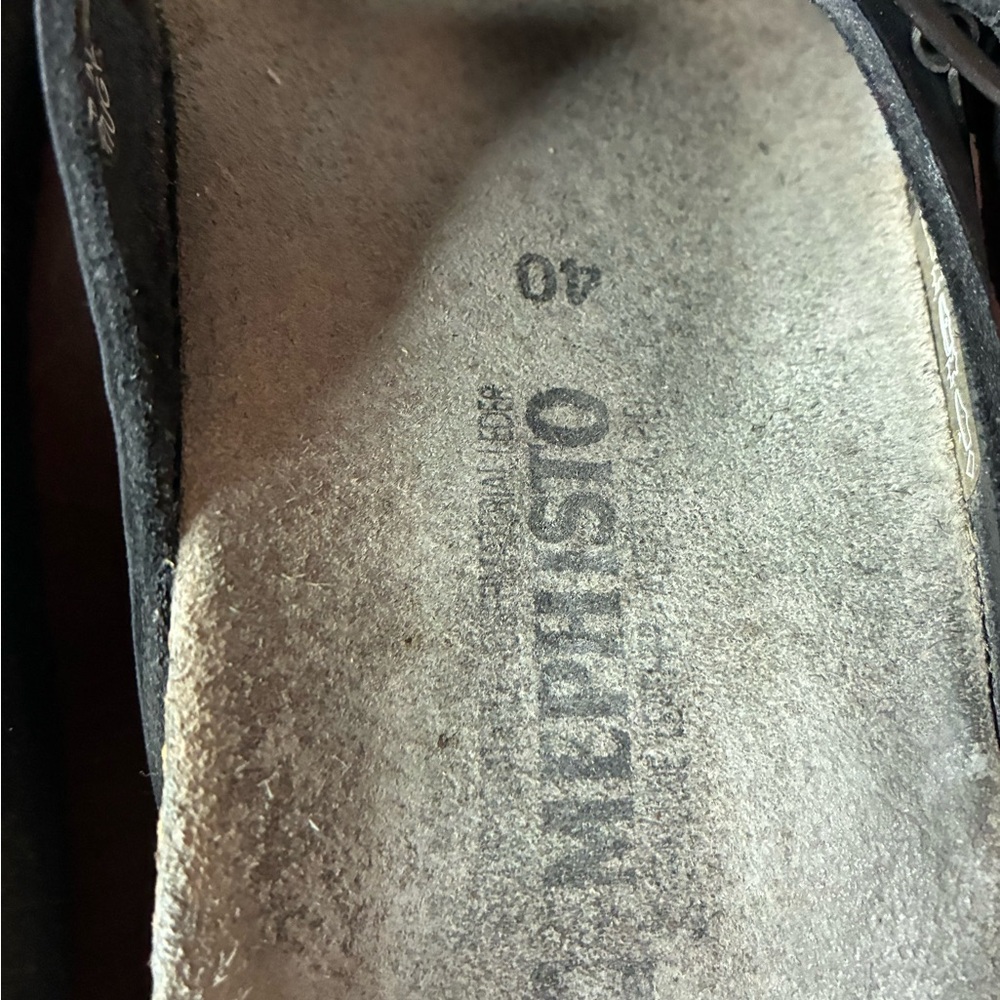 Mephisto Black Helen thong sandals size 40 - Picture 7 of 9